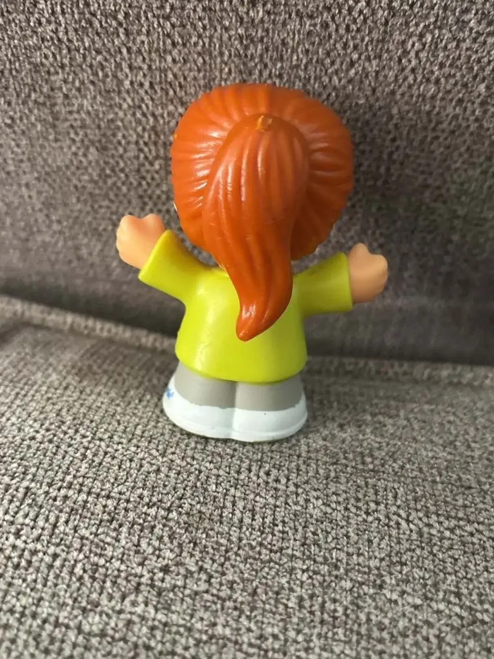 Fisher-Price Little People Emily Bus Driver Figure with Red Ponytail